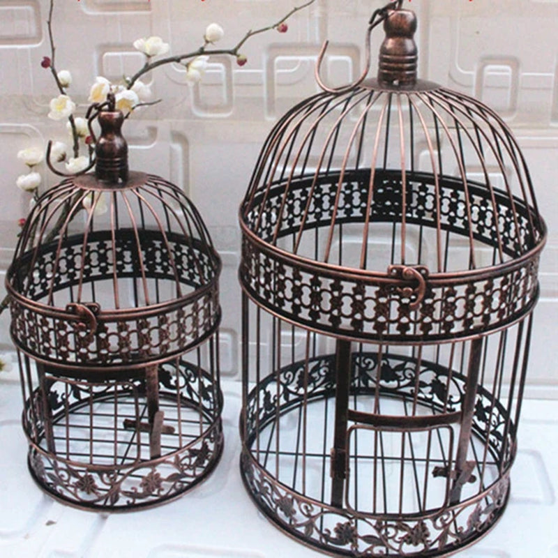 Iron Bird Cage Iron Bird Cage Wedding Decor Flower Cage Decor Props Bird Cage Hanging Flower Frame Bird Cage Decor Bird Cage