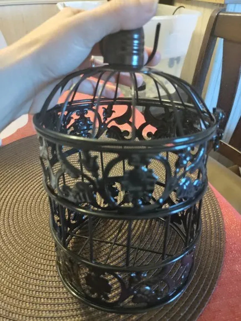 Iron Bird Cage Iron Bird Cage Wedding Decor Flower Cage Decor Props Bird Cage Hanging Flower Frame Bird Cage Decor Bird Cage