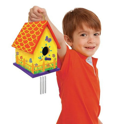 Bird House with Wind Chimes Kit, 1 Each