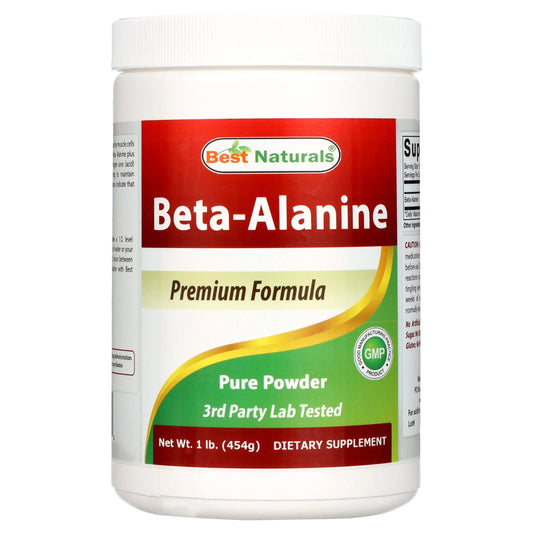 Beta Alanine Powder, 1 Lb, Increase Energy & Endurance