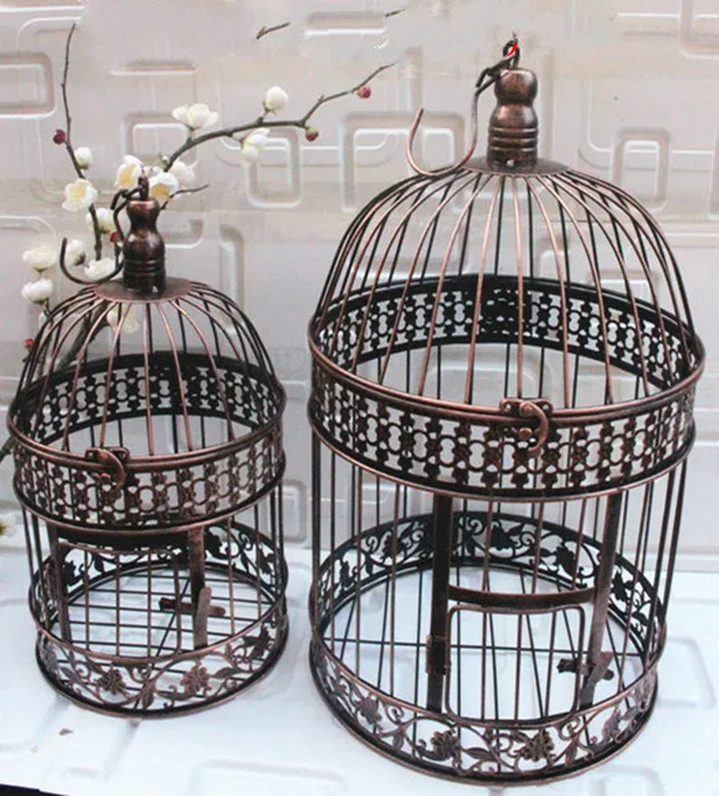Iron Bird Cage Iron Bird Cage Wedding Decor Flower Cage Decor Props Bird Cage Hanging Flower Frame Bird Cage Decor Bird Cage