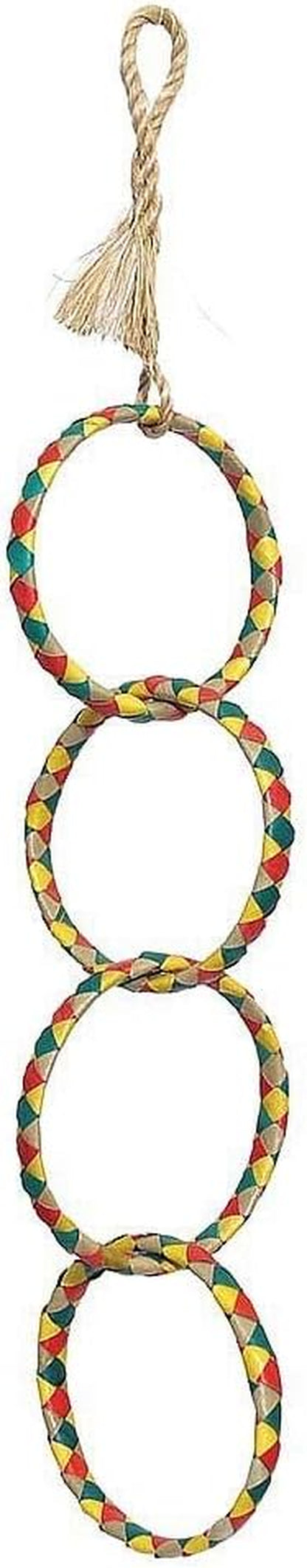 4 Ring Chain 17" Small Bird Toy