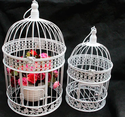 Iron Bird Cage Iron Bird Cage Wedding Decor Flower Cage Decor Props Bird Cage Hanging Flower Frame Bird Cage Decor Bird Cage