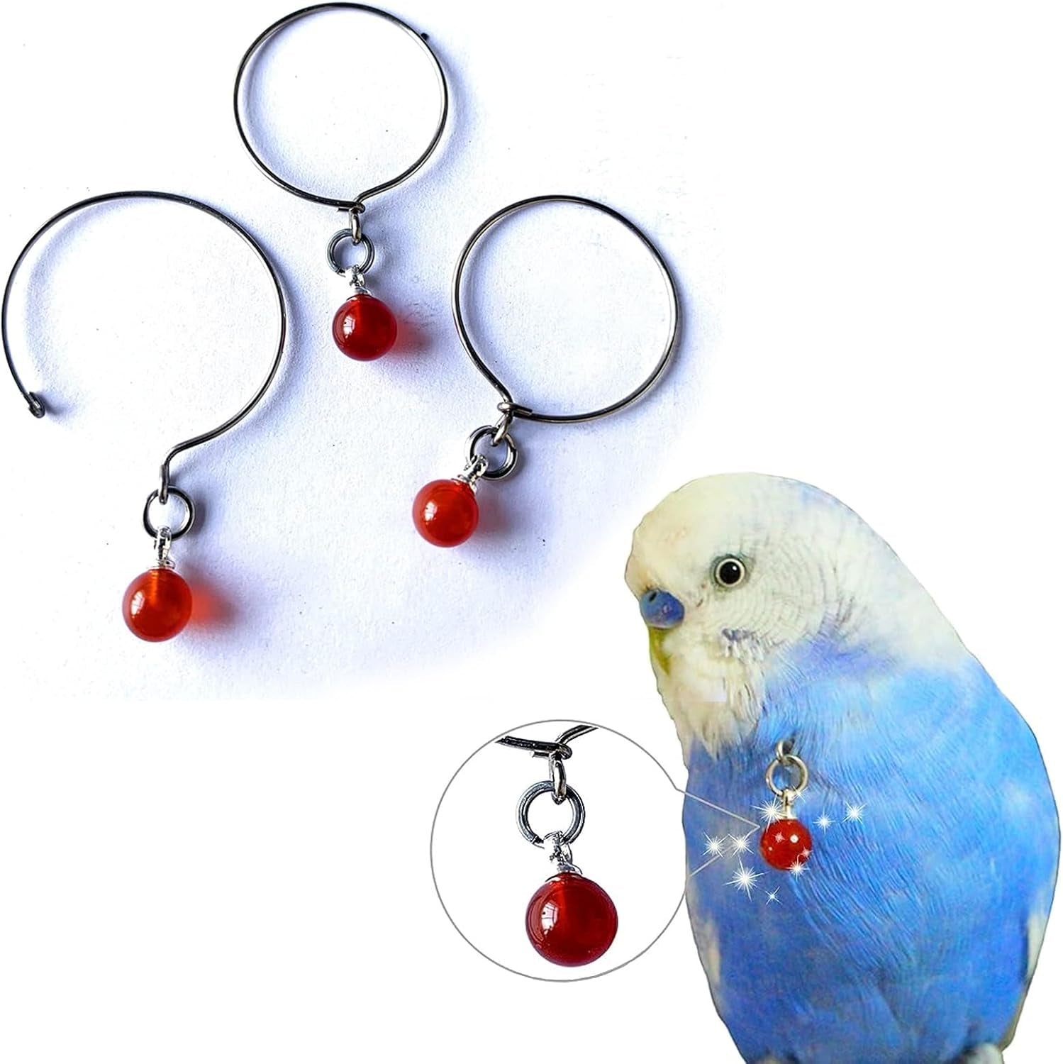 Parrot Bells Parrot Collar Necklace Parrot Decoration Parrot Scarf Clothes Budgerigar Peony Parrot Cockatiel Golden Sun Parrot